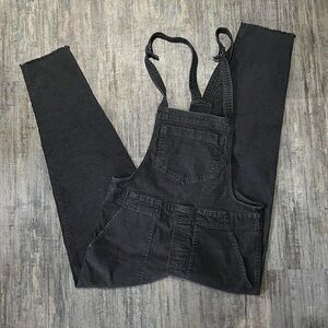 AERIE BLACK OVERALLS